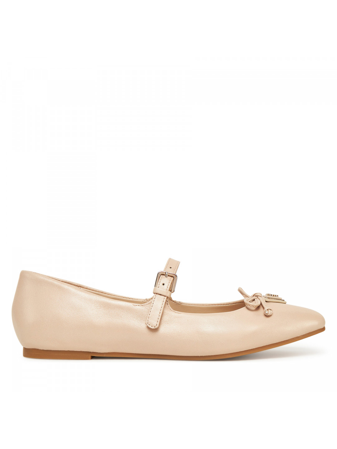 Baleríny Guess FLJKAY LEA02 Béžová